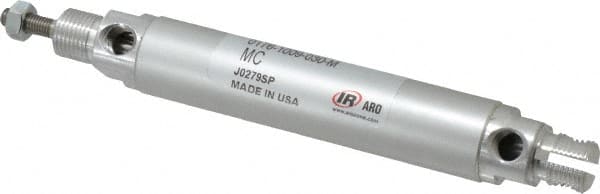 ARO/Ingersoll-Rand - 3" Stroke x 3/4" Bore Double Acting Air Cylinder - 200 Max psi - Exact Tooling