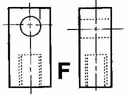 ARO/Ingersoll-Rand - Air Cylinder Rod Eye - For 3-1/4 & 4" Air Cylinders, Use with Provenair Series - Exact Tooling