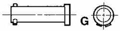 ARO/Ingersoll-Rand - Air Cylinder Pivot Pin - For 1-1/2, 2 & 2-1/2" Air Cylinders, Use with Provenair Series - Exact Tooling