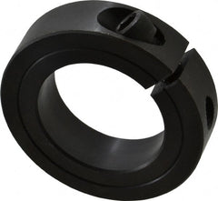 Climax Metal Products - 1-5/8" Bore, Steel, One Piece Clamp Collar - 2-5/8" Outside Diam, 11/16" Wide - Exact Tooling
