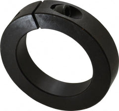 Climax Metal Products - 2-3/8" Bore, Steel, One Piece One Piece Split Shaft Collar - 3-1/2" Outside Diam, 3/4" Wide - Exact Tooling