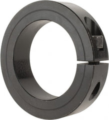 Climax Metal Products - 2-1/2" Bore, Steel, One Piece Clamp Collar - 3-3/4" Outside Diam, 7/8" Wide - Exact Tooling