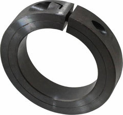 Climax Metal Products - 2-15/16" Bore, Steel, One Piece Clamp Collar - 4-1/4" Outside Diam, 7/8" Wide - Exact Tooling