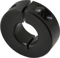 Climax Metal Products - 14mm Bore, Steel, One Piece Clamp Collar - 1-1/4" Outside Diam - Exact Tooling