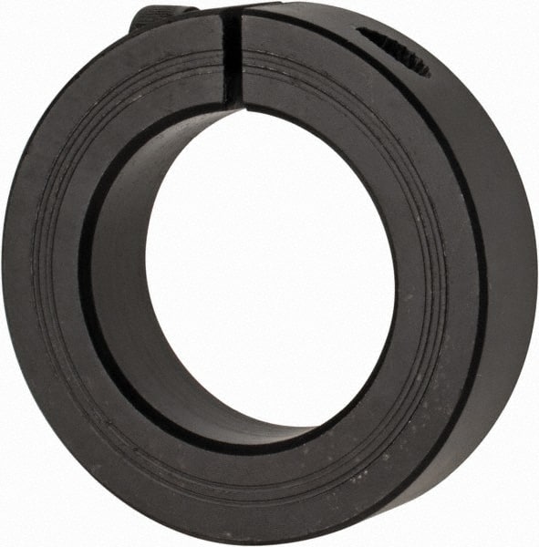 Climax Metal Products - 35mm Bore, Steel, One Piece Clamp Collar - 2-1/4" Outside Diam - Exact Tooling