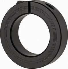 Climax Metal Products - 35mm Bore, Steel, One Piece Clamp Collar - 2-1/4" Outside Diam - Exact Tooling