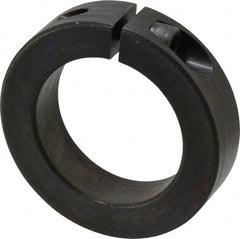 Climax Metal Products - 40mm Bore, Steel, One Piece Clamp Collar - 2-3/8" Outside Diam - Exact Tooling