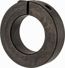 Climax Metal Products - 42mm Bore, Steel, One Piece Clamp Collar - 2-7/8" Outside Diam - Exact Tooling