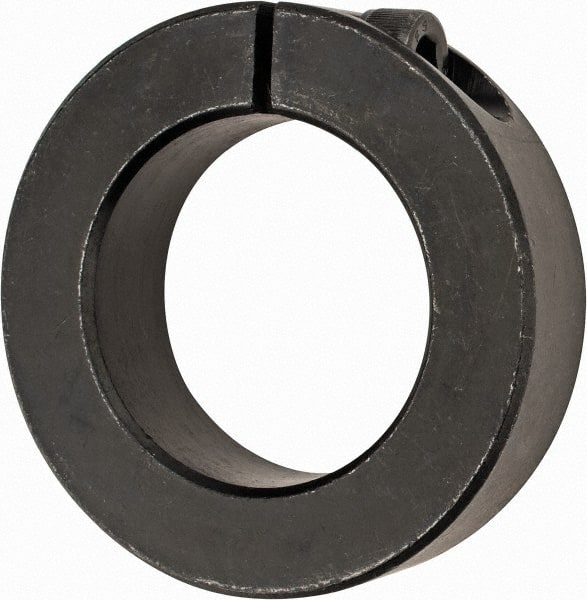 Climax Metal Products - 45mm Bore, Steel, One Piece Clamp Collar - 2-7/8" Outside Diam - Exact Tooling