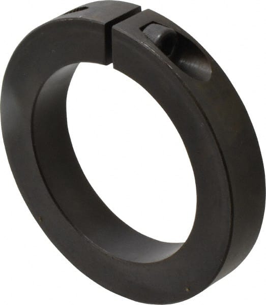Climax Metal Products - 75mm Bore, Steel, One Piece Clamp Collar - 4-1/4" Outside Diam - Exact Tooling