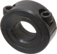 Climax Metal Products - 7/16" Bore, Steel, Two Piece Shaft Collar - 15/16" Outside Diam, 3/8" Wide - Exact Tooling