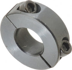 Climax Metal Products - 5/8" Bore, Steel, Two Piece Shaft Collar - 1-5/16" Outside Diam, 7/16" Wide - Exact Tooling