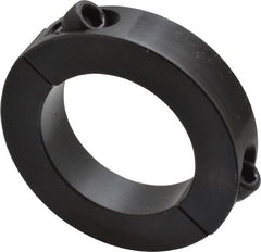 Climax Metal Products - 1-15/16" Bore, Steel, Two Piece Shaft Collar - 3" Outside Diam, 11/16" Wide - Exact Tooling
