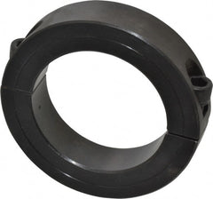 Climax Metal Products - 2-3/16" Bore, Steel, Two Piece Shaft Collar - 3-1/4" Outside Diam, 3/4" Wide - Exact Tooling