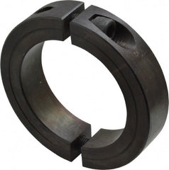 Climax Metal Products - 2-1/4" Bore, Steel, Two Piece Shaft Collar - 3-1/4" Outside Diam, 3/4" Wide - Exact Tooling