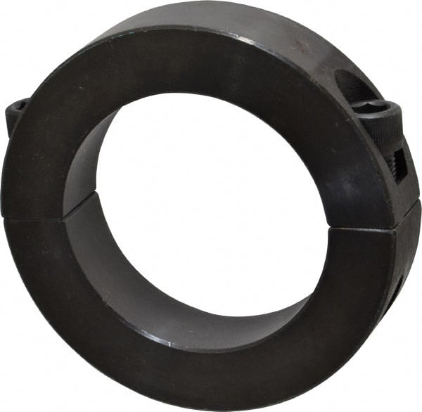 Climax Metal Products - 2-1/2" Bore, Steel, Two Piece Shaft Collar - 3-3/4" Outside Diam, 7/8" Wide - Exact Tooling