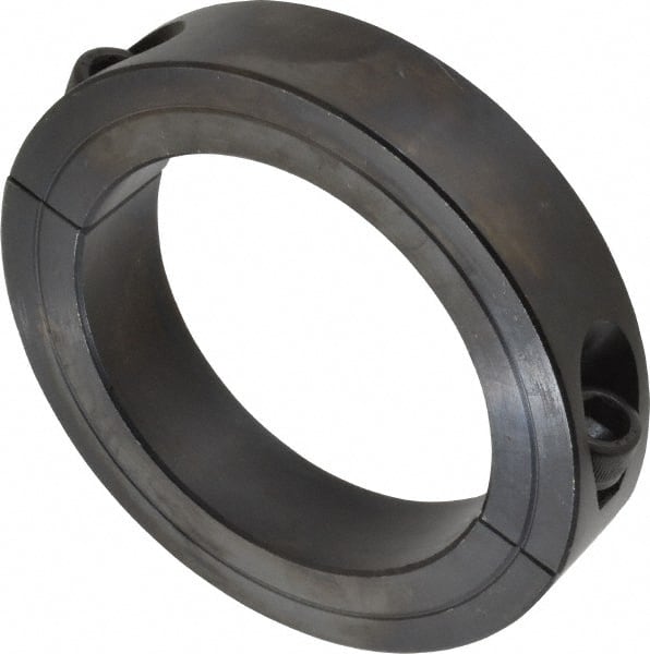 Climax Metal Products - 3" Bore, Steel, Two Piece Shaft Collar - 4-1/4" Outside Diam, 7/8" Wide - Exact Tooling