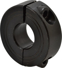 Climax Metal Products - 13mm Bore, Steel, Two Piece Shaft Collar - 1-1/4" Outside Diam - Exact Tooling