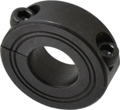 Climax Metal Products - 17mm Bore, Steel, Two Piece Shaft Collar - 1-1/2" Outside Diam - Exact Tooling