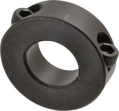 Climax Metal Products - 22mm Bore, Steel, Two Piece Shaft Collar - 1-3/4" Outside Diam - Exact Tooling
