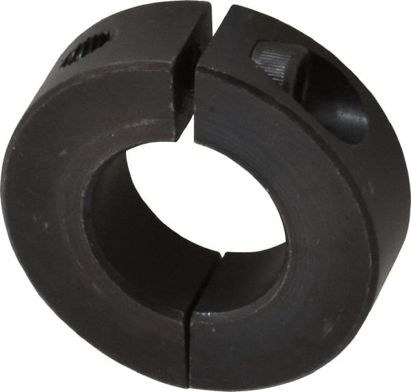 Climax Metal Products - 26mm Bore, Steel, Two Piece Shaft Collar - 2" Outside Diam - Exact Tooling