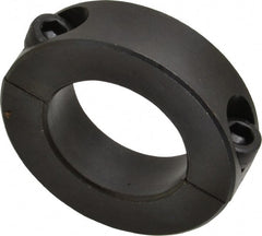 Climax Metal Products - 32mm Bore, Steel, Two Piece Shaft Collar - 2-1/8" Outside Diam - Exact Tooling