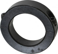Climax Metal Products - 40mm Bore, Steel, Two Piece Shaft Collar - 2-3/8" Outside Diam - Exact Tooling