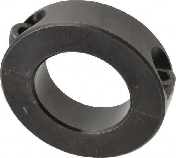 Climax Metal Products - 42mm Bore, Steel, Two Piece Shaft Collar - 2-7/8" Outside Diam - Exact Tooling