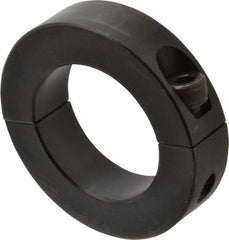 Climax Metal Products - 50mm Bore, Steel, Two Piece Shaft Collar - 3-1/8" Outside Diam - Exact Tooling