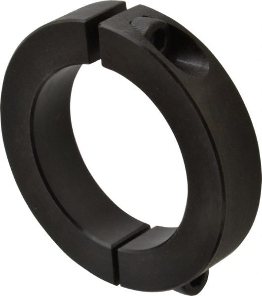 Climax Metal Products - 60mm Bore, Steel, Two Piece Shaft Collar - 3-1/2" Outside Diam - Exact Tooling