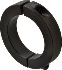 Climax Metal Products - 60mm Bore, Steel, Two Piece Shaft Collar - 3-1/2" Outside Diam - Exact Tooling