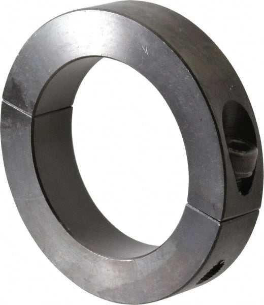 Climax Metal Products - 65mm Bore, Steel, Two Piece Shaft Collar - 3-3/4" Outside Diam - Exact Tooling