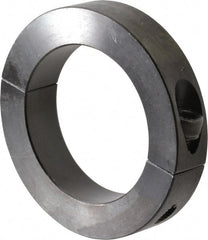 Climax Metal Products - 65mm Bore, Steel, Two Piece Shaft Collar - 3-3/4" Outside Diam - Exact Tooling