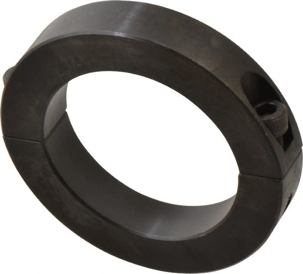 Climax Metal Products - 70mm Bore, Steel, Two Piece Shaft Collar - 4" Outside Diam - Exact Tooling