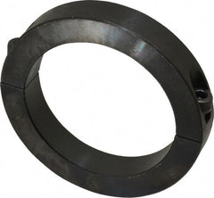 Climax Metal Products - 80mm Bore, Steel, Two Piece Shaft Collar - 4-1/4" Outside Diam - Exact Tooling
