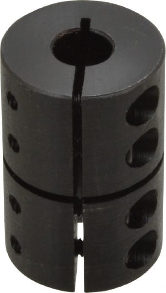 Climax Metal Products - 3/8" Inside x 1-1/16" Outside Diam, Rigid Coupling without Keyway - 1-5/8" Long - Exact Tooling