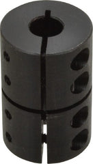 Climax Metal Products - 3/8" Inside x 1-1/16" Outside Diam, Rigid Coupling without Keyway - 1-5/8" Long - Exact Tooling