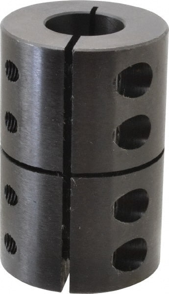 Climax Metal Products - 7/8" Inside x 1-7/8" Outside Diam, Rigid Coupling without Keyway - 2-7/8" Long - Exact Tooling