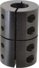 Climax Metal Products - 7/8" Inside x 1-7/8" Outside Diam, Rigid Coupling without Keyway - 2-7/8" Long - Exact Tooling