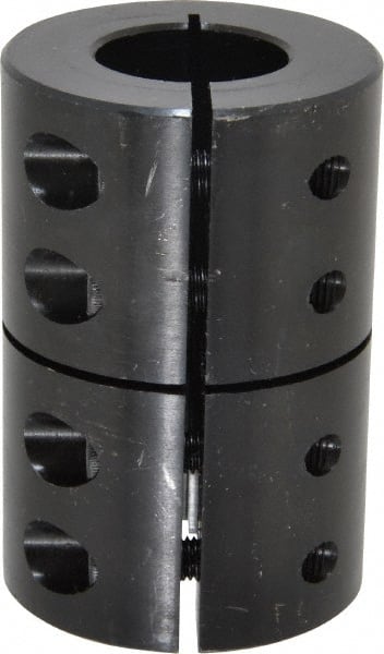 Climax Metal Products - 1" Inside x 2" Outside Diam, Rigid Coupling without Keyway - 3" Long - Exact Tooling