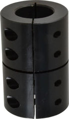 Climax Metal Products - 1-1/4" Inside x 2-1/4" Outside Diam, Rigid Coupling without Keyway - 3-3/8" Long - Exact Tooling