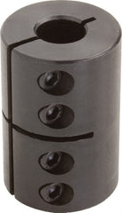 Climax Metal Products - 2" Inside x 3-1/4" Outside Diam, Rigid Coupling without Keyway - 4-7/8" Long - Exact Tooling