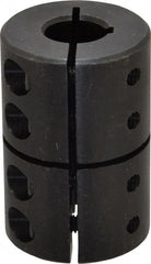 Climax Metal Products - 1/2" Inside x 1-1/4" Outside Diam, Rigid Coupling with Keyway - 1-7/8" Long x 1/8" Keyway Width - Exact Tooling