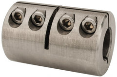 Climax Metal Products - 5/8" Inside x 1-5/16" Outside Diam, One Piece Split Clamping Collar - 2" Long - Exact Tooling