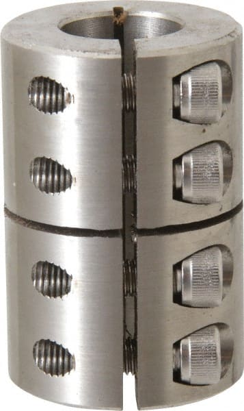 Climax Metal Products - 3/4" Inside x 1-1/2" Outside Diam, One Piece Split Clamping Collar - 2-1/4" Long - Exact Tooling