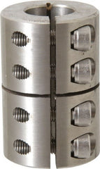 Climax Metal Products - 3/4" Inside x 1-1/2" Outside Diam, One Piece Split Clamping Collar - 2-1/4" Long - Exact Tooling