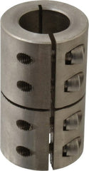 Climax Metal Products - 1" Inside x 1-3/4" Outside Diam, One Piece Split Clamping Collar - 3" Long - Exact Tooling