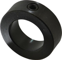 Climax Metal Products - 1-1/4" Bore, Steel, Set Screw Shaft Collar - 2" Outside Diam, 11/16" Wide - Exact Tooling