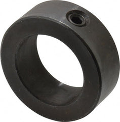 Climax Metal Products - 1-3/8" Bore, Steel, Set Screw Shaft Collar - 2-1/8" Outside Diam, 3/4" Wide - Exact Tooling
