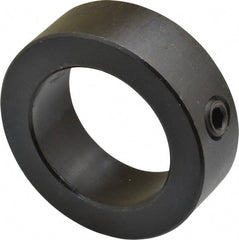 Climax Metal Products - 1-1/2" Bore, Steel, Set Screw Shaft Collar - 2-1/4" Outside Diam, 3/4" Wide - Exact Tooling
